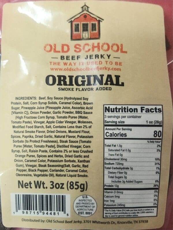 Original Beef Jerky